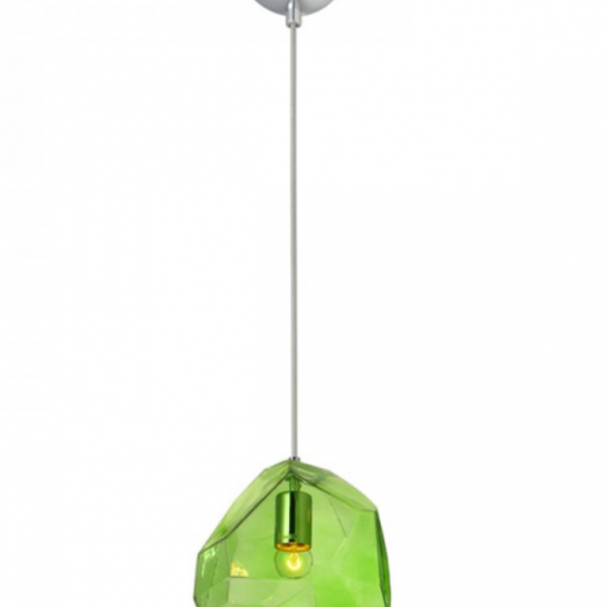 ΚΡΕΜΑΣΤΟ ΦΩΤΙΣΤΙΚΟ 1ΧΕ27 ΠΡΑΣΙΝΟ ΓΥΑΛΙ Φ25cm