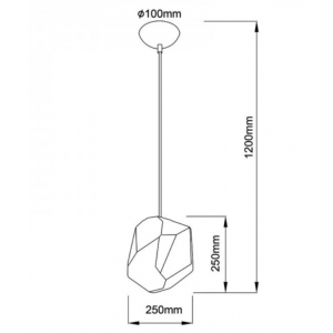 ΚΡΕΜΑΣΤΟ ΦΩΤΙΣΤΙΚΟ 1ΧΕ27 ΠΡΑΣΙΝΟ ΓΥΑΛΙ Φ25cm