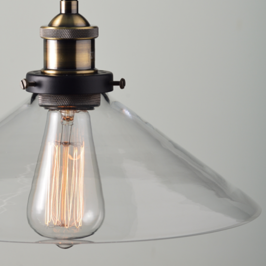 ΓΥΑΛΙΝΟ  ΦΩΤΙΣΤΙΚΟ KS1291PCL1BK