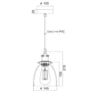 ΓΥΑΛΙΝΟ ΦΩΤΙΣΤΙΚΟ ΚΕΧΡΙΜΠΑΡΙ 