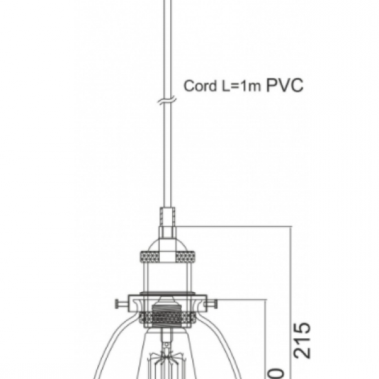 ΓΥΑΛΙΝΟ ΦΩΤΙΣΤΙΚΟ KS1292PCL1BK