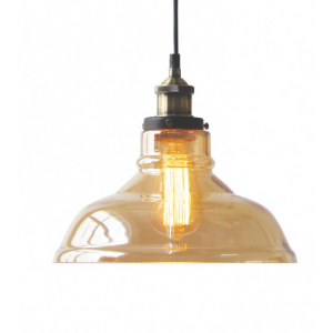 ΓΥΑΛΙΝΟ ΦΩΤΙΣΤΙΚΟ ΚΕΧΡΙΜΠΑΡΙ Φ28CM 1ΧE27