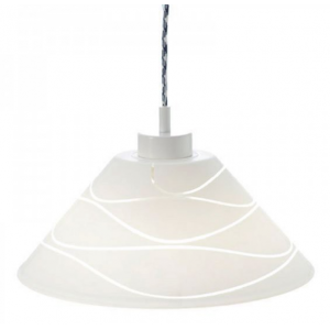 ΓΥΑΛΙ ΛΕΥΚΟ ΜΕ ΔΙΑΦΑΝΕΣ ΓΡΑΜΜΕΣ 