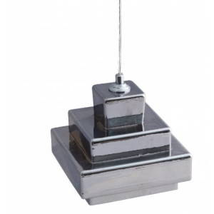 ΚΡΕΜΑΣΤΟ ΓΥΑΛΙ ΓΚΡΙ Φ17CM 1ΧG9