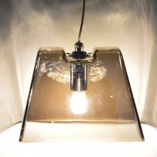 ΚΡΕΜΑΣΤΟ ΓΥΑΛΙ ΓΚΡΙ Φ16CM 1ΧG9