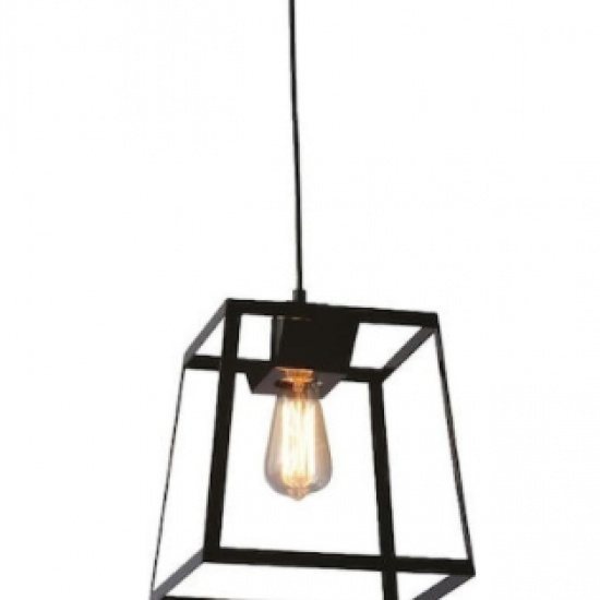 ΚΡΕΜΑΣΤΟ ΜΕΤΑΛΛΙΚΟΣ ΚΥΒΟΣ ΜΑΥΡΟΣ 1ΧE27