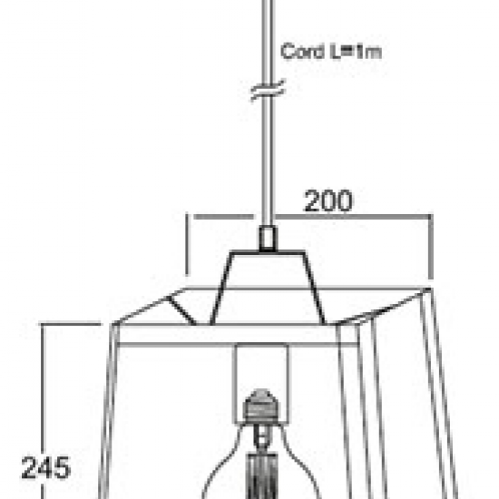 ΚΡΕΜΑΣΤΟ ΜΕΤΑΛΛΙΚΟΣ ΚΥΒΟΣ ΜΑΥΡΟΣ 1ΧE27