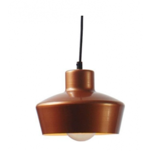 ΚΑΜΠΑΝΑ ΜΕΤΑΛΛΙΚΗ ΧΑΛΚΙΝΗ Φ20CM 1ΧE27