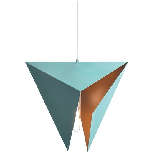 ΚΡΕΜΑΣΤΟ Φ/Σ 1ΧΕ27 ΜΕΤΑΛΛΙΚΟ ΤΙΡΚΟΥΑΖ+ΧΡΥΣΟ Φ40ΧΗ120CM