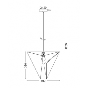 ΚΡΕΜΑΣΤΟ Φ/Σ 1ΧΕ27 ΜΕΤΑΛΛΙΚΟ ΡΟΖ+ΧΡΥΣΟ Φ40ΧΗ120CM