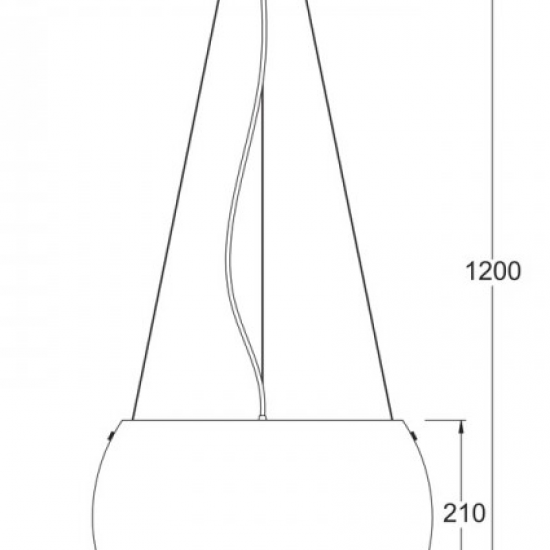 ΚΡΕΜΑΣΤΟ 3Χ60W E27 Φ40 Η128 ΧΡΩΜΙΟ