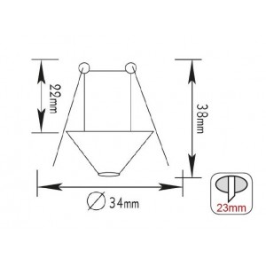 ΣΠΟΤ ΧΩΝΕΥΤΟ  G4 ΝΙΚΕΛ ΜΑΤ ΚΩΝΟΣ