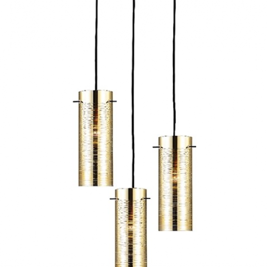 ΚΡΕΜΑΣΤΟ Φ/Σ 3ΧΕ27 ΡΟΖΕΤΑ ΟΡΕΙΧΑΛΚO 3D ΓΥΑΛΙ+ΜΕΤΑΛΛΟ Φ36ΧΗ140CM