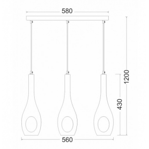ΚΡΕΜΑΣΤΟ ΡΑΓΑ ΓΥΑΛΙ ΤΡΥΠΑ 3ΧΕ14 