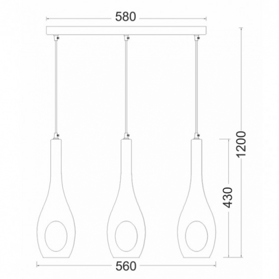 ΚΡΕΜΑΣΤΟ ΡΑΓΑ ΓΥΑΛΙ ΤΡΥΠΑ 3ΧΕ14