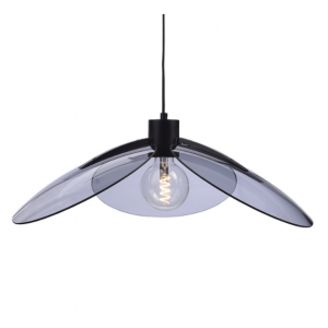 ΚΡΕΜΑΣΤΟ Φ/Σ 1ΧΕ27 ΦΙΜΕ ΓΥΑΛΙ+ΜΑΥΡΟ ΜΕΤΑΛΛΟ D58XH120CM