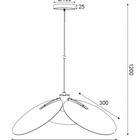 ΚΡΕΜΑΣΤΟ Φ/Σ 1ΧΕ27 ΛΕΥΚΟ ΓΥΑΛΙ+ΑΣΗΜΙ ΜΕΤΑΛΛΟ D58XH120CM