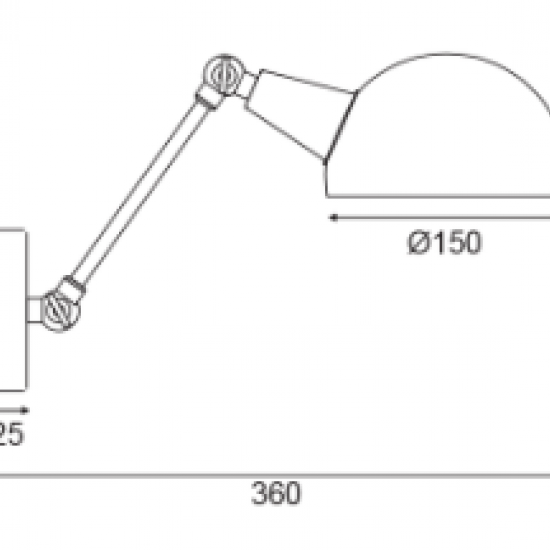ΕΠΙΤΟΙΧΟ Φ/Σ 1ΧΕ14 ΜΑΥΡΟ ΜΕΤΑΛΛΙΚΟ 36Χ15Χ21CM
