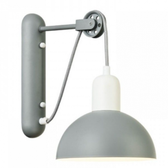 ΕΠΙΤΟΙΧΟ Φ/Σ 1ΧΕ14 ΓΚΡΙ/ΛΕΥΚΟ ΜΕΤΑΛΛΙΚΟ 27X18X32CM