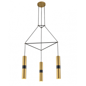ΚΡΕΜΑΣΤΟ Φ/Σ 3XGU10 ΟΡΕΙΧΑΛΚΟ ΜΕΤΑΛΛΙΚΟ 56X49XH150CM
