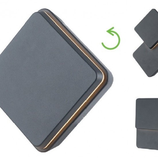 Cori Απλίκα LED 12W Σε Σκούρο Γκρί Χρώμα-ΑΠΛΙΚΕΣ ΕΞΩΤΕΡΙΚΟΥ ΧΩΡΟΥ-ΦΩΤΙΣΤΙΚΑ ΕΞΩΤΕΡΙΚΟΥ ΧΩΡΟΥ-ΓΚΡΙ-LED-