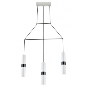 ΚΡΕΜΑΣΤΟ Φ/Σ 3XGU10 ΛΕΥΚΟ ΜΕΤΑΛΛΙΚΟ 66X8XH150CM