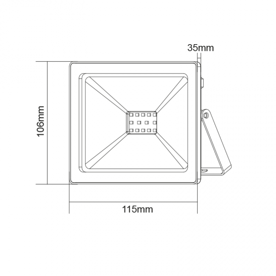 Λευκός Προβολέας 10W 3000K 12-24VDC-ΦΩΤΙΣΤΙΚΑ ΕΞΩΤΕΡΙΚΟΥ ΧΩΡΟΥ-ΠΡΟΒΟΛΕΙΣ-ΑΛΟΥΜΙΝΙΟ-ΛΕΥΚΟ-LED-