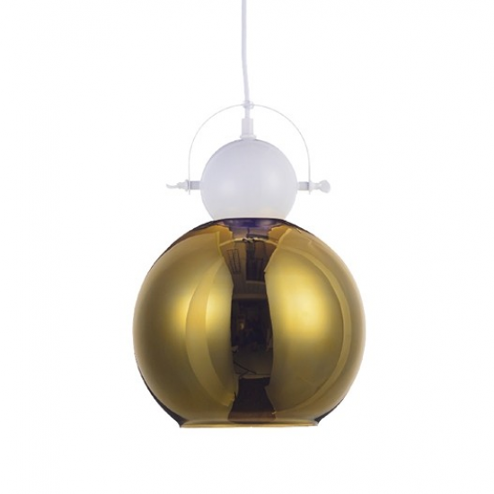 ΚΡΕΜΑΣΤΟ 1ΧΕ27 ΛΕΥΚΟ ΜΕΤΑΛΛΙΚΟ- ΟΡΕΙΧΑΛΚΟ ΓΥΑΛΙ Φ25ΧΗ140CM