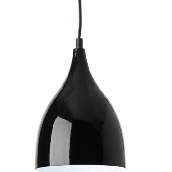 ΜΕΤΑΛΛΙΚΗ ΚΑΜΠΑΝΑ 1ΧΕ27 ΜΑΥΡΗ Φ17χΗ23cm