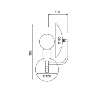ΕΠΙΤΟΙΧΙΟ Φ/Σ 1ΧΕ27 ΜΕΤΑΛΛΙΚΟ ΑΝΤΙΚΕ ΟΡΕΙΧΑΛΚΟ 18Χ10ΧΗ30CM