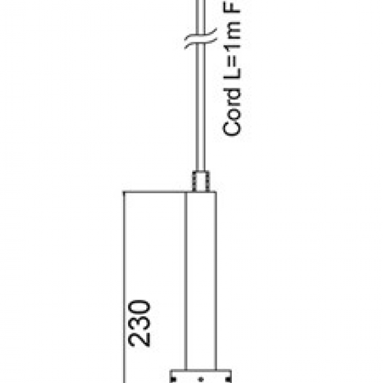 ΦΩΤΙΣΤΙΚΟ ΚΡΕΜΑΣΤΟ Φ/Σ 1XE27 ΜΕΤΑΛΛΙΚΟ ΠΑΛ ΡΟΖ Φ5ΧΗ120CM