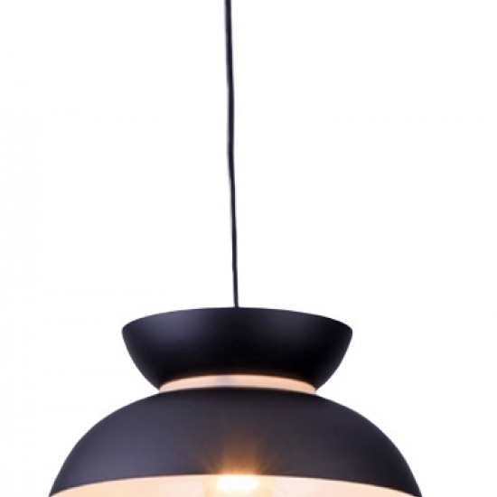 ΚΡΕΜΑΣΤΟ Φ/Σ 1ΧΕ27 ΜΑΥΡΟ ΜΕΤΑΛΛΙΚΟ D29XH120CM