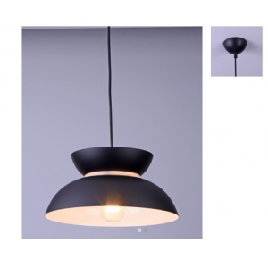 ΚΡΕΜΑΣΤΟ Φ/Σ 1ΧΕ27 ΜΑΥΡΟ ΜΕΤΑΛΛΙΚΟ D29XH120CM