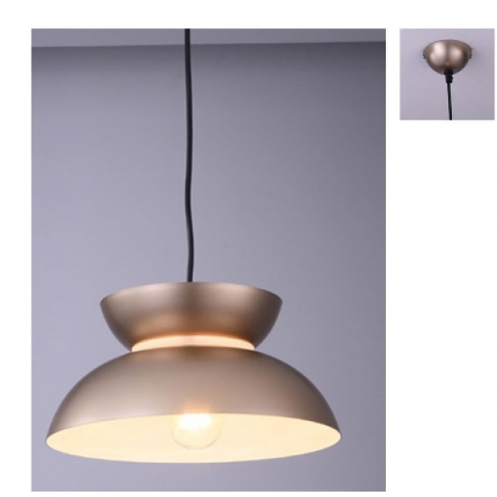 ΚΡΕΜΑΣΤΟ Φ/Σ 1ΧΕ27 ΧΡΥΣΟ ΜΠΡΟΝΖΕ ΜΕΤΑΛΛΙΚΟ D29XH120CM