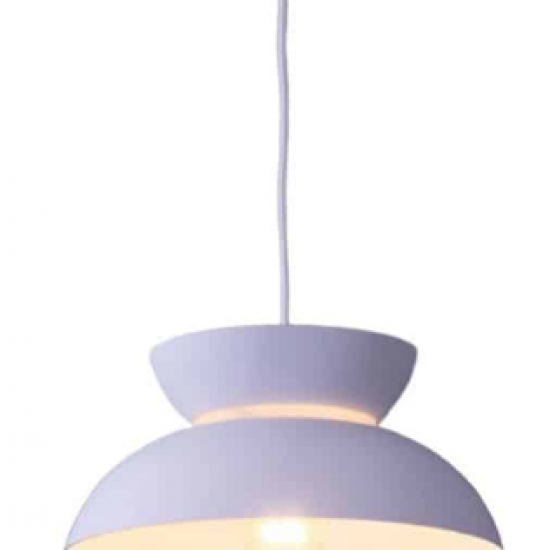 ΚΡΕΜΑΣΤΟ Φ/Σ 1ΧΕ27 ΛΕΥΚΟ ΜΕΤΑΛΛΙΚΟ D29XH120CM