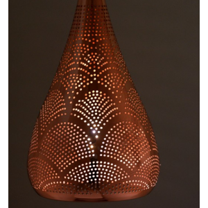 ΚΡΕΜΑΣΤΟ Φ/Σ 1ΧΕ27 ΜΕΤΑΛΛΙΚΟ ΓΥΑΛΙΣΤΟ ΧΑΛΚΙΝΟ Φ20ΧΗ41Χ160CM