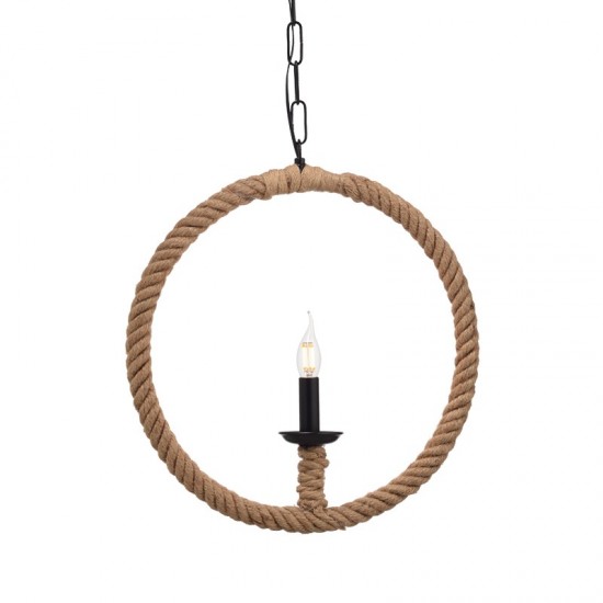 SKIA ΚΡΕΜΑΣΤΟ ΦΩΤΙΣΤΙΚΟ ΟΡΟΦΗΣ 1ΦΩΤΟ ΣΧΟΙΝΙ ΜΠΕΖ Φ46xΗ120cm