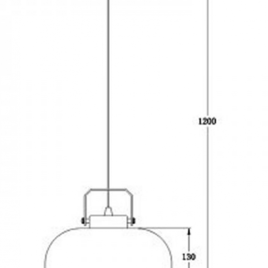 ΜΕΤΑΛΛΙΚΗ ΚΑΜΠΑΝΑ ΛΕΥΚΟ ΚΟΚΚΙΝΟ Φ30CM 1XE27
