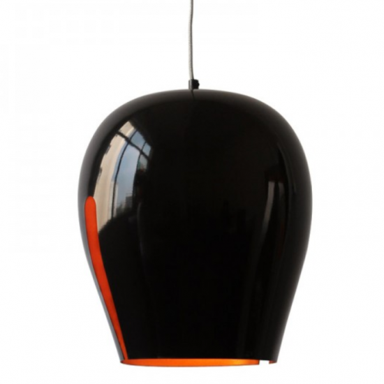 ΚΡΕΜΑΣΤΟ ΜΟΝΟΦΩΤΟ ΦΩΤΙΣΤΙΚΟ ΜΑΥΡΟ ΜΕΤΑΛΛΟ Φ30xΗ35cm