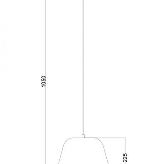 ΚΡΕΜΑΣΤΟ Φ/Σ 1ΧΕ27 ΜΕΤΑΛΛΙΚΟ ΜΠΛΕ/ΟΡΕΙΧΑΛΚΟ Φ30CM