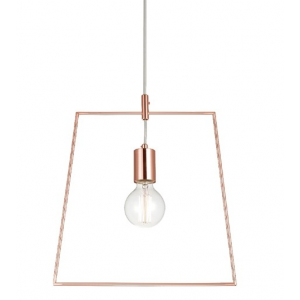 ΚΡΕΜΑΣΤΟ Φ/Σ 1ΧΕ27 ΜΕΤΑΛΛΙΚΟ ΧΑΛΚΙΝΟ ΤΕΤΡΑΠΛΕΥΡΟ 35ΧΗ120CM