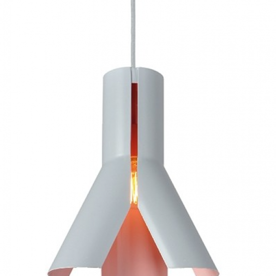 ΚΡΕΜΑΣΤΟ Φ/Σ 1ΧΕ27 ΜΕΤΑΛ ΓΚΡΙ+ΠΑΛ ΡΟΖ Φ30ΧΗ83,4CM