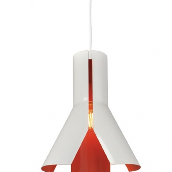 ΚΡΕΜΑΣΤΟ Φ/Σ 1ΧΕ27 ΜΕΤΑΛΛΙΚΟ ΛΕΥΚΟ+ΠΟΡΤΟΚΑΛΙ Φ30ΧΗ83,4CM