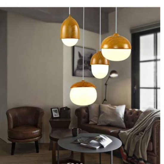 ΚΡΕΜΑΣΤΟ Φ/Σ 1ΧΕ27 ΜΕΤΑΛΛIKΟ ΑΠΟΧΡΩΣΗ ΞΥΛΟΥ+ΟΠΑΛΓΥΑΛΙ Φ16ΧΗ120CM