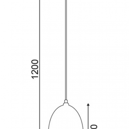 ΚΡΕΜΑΣΤΟ Φ/Σ 1ΧΕ27 ΜΕΤΑΛΛΙΚΟ ΑΠΟΧΡΩΣΗ ΞΥΛΟΥ+ΟΠΑΛ ΓΥΑΛΙ Φ16ΧΗ120CM