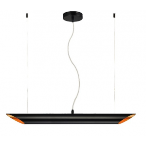 ΚΡΕΜΑΣΤΟ Φ/Σ 2ΧGU10 ΜΕΤΑΛΛΙΚΟ ΜΑΥΡΟ+ΧΡΥΣΟ Φ6Χ80XH120CM