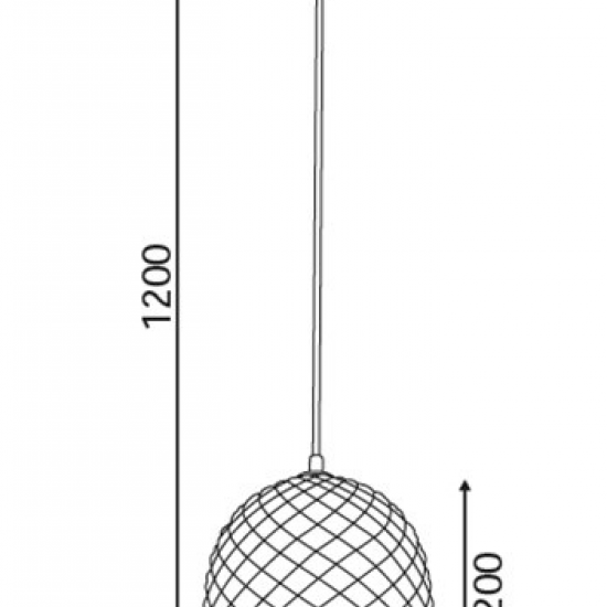 SERI ΚΡΕΜΑΣΤΟ ΦΩΤΙΣΤΙΚΟ 1ΦΩΤΟ ΓΥΑΛΙ ΑΣΗΜΙ Φ24xΗ120cm