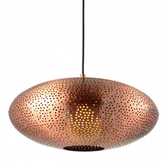 BARLA ΚΡΕΜΑΣΤΟ ΜΟΝΟΦΩΤΟ ΦΩΤΙΣΤΙΚΟ ΧΑΛΚΙΝΟ ΜΕΤΑΛΛΟ Φ40xΗ120cm