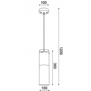 ΚΡΕΜΑΣΤΟ Φ/Σ 1ΧΕ27 ΧΡΩΜΙΟ ΓΥΑΛΙ+ΜΕΤΑΛΛΟ Φ10ΧΗ120CM