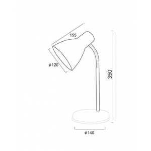 NETTO ΓΚΡΙ Φ/Σ ΓΡΑΦΕΙΟΥ 1188LED640G